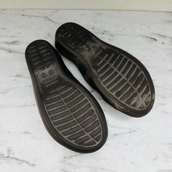 Crocs Patricia II Black Slide Sandals Women’s Size 8 - Picture 7 of 9